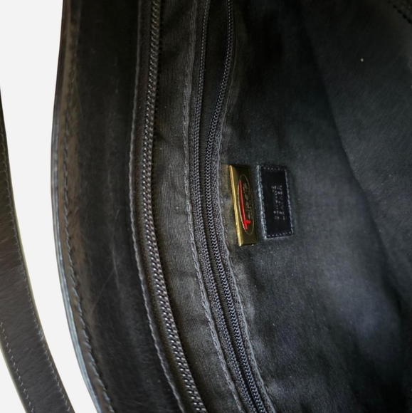 Talbots Black and Brown Woven Tote - Picture 4 of 7